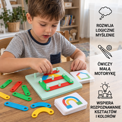 Edukacyjny magnetyczny zestaw liter i cyfr