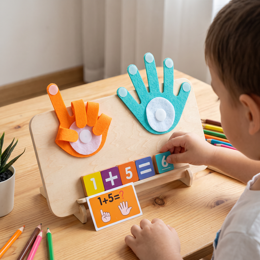 Montessori – Gra matematyczna do nauki liczenia na palcach