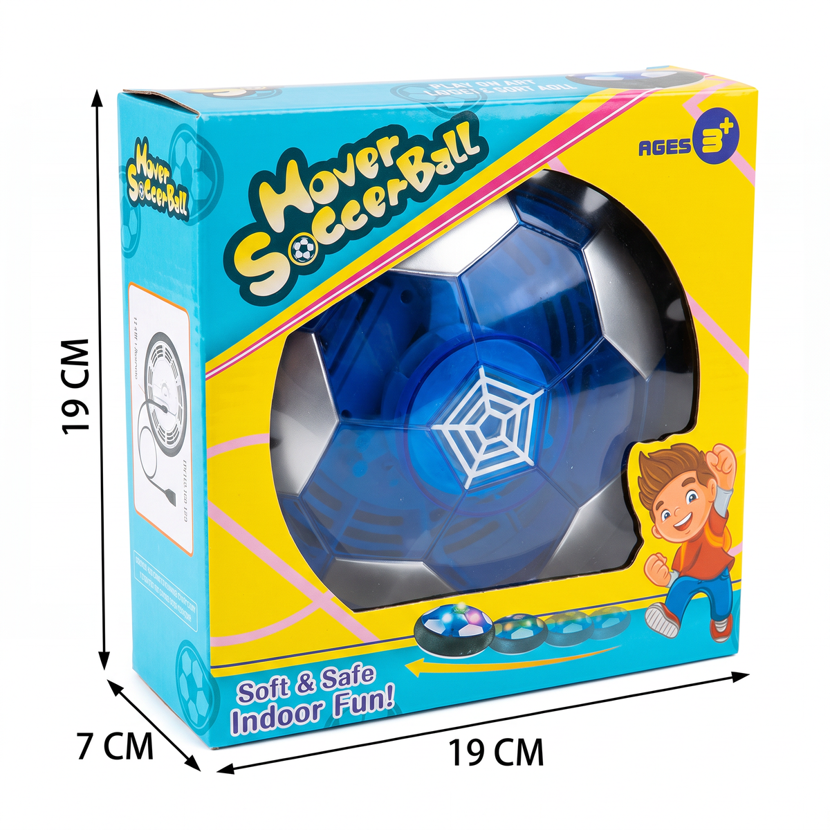 Unosząca się piłka na poduszce powietrznej