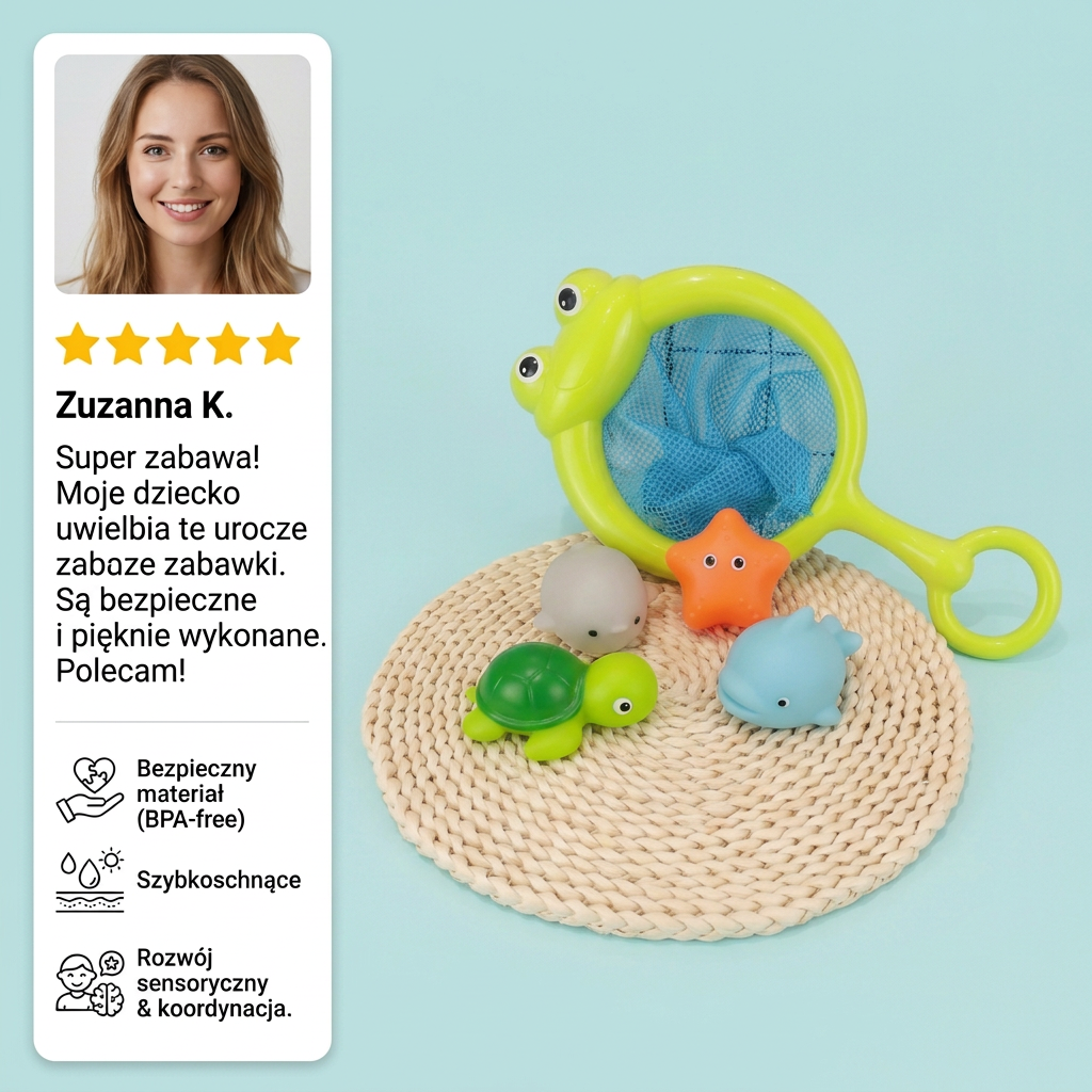 Świecąca Zabawka Kąpielowa dla Dzieci