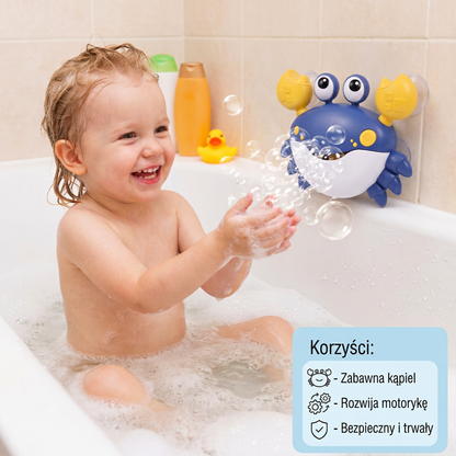 Krabowa Zabawka Kąpielowa z Bańkami
