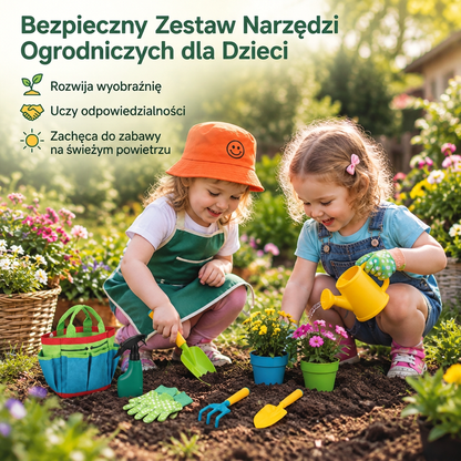 Bezpieczny Zestaw Narzędzi Ogrodniczych dla Dzieci