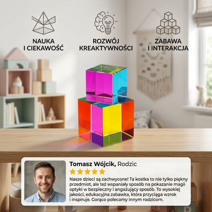 Kostka pryzmatyczna do mieszania kolorów