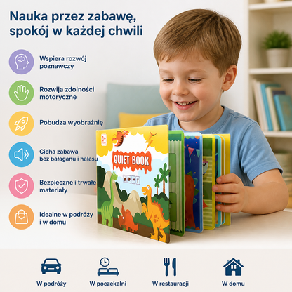 QuietBook – Trwała Książeczka Montessori z Opowieściami