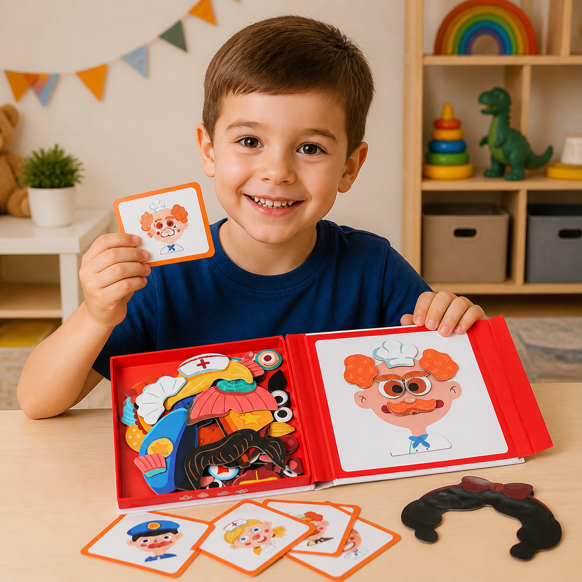 Edukacyjna Układanka Emocji i Mimiki dla Dzieci