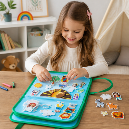 Montessori Filcowa Książeczka z Opowieściami Biblijnymi