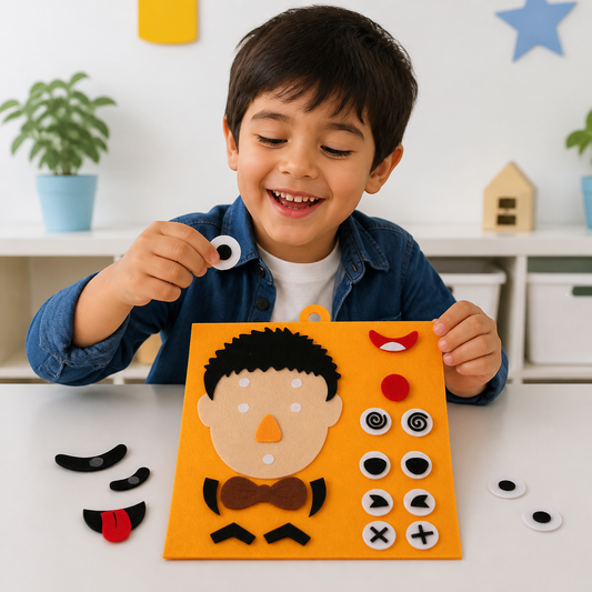 Układanka do Nauki Emocji – Zabawa z Uczuciami