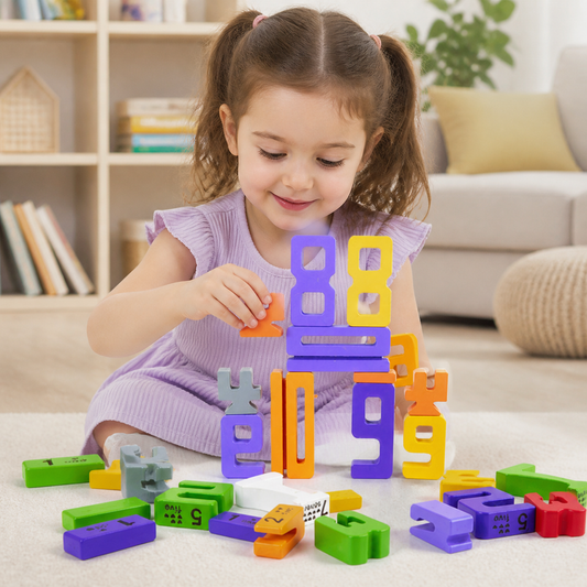 Nauka Liczb z Grą w Układanie Kamieni