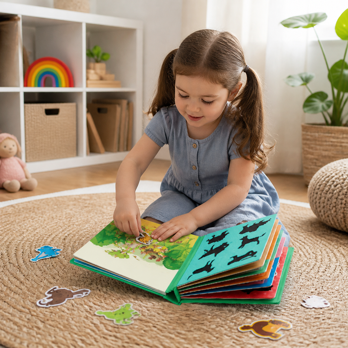 QuietBook – Trwała Książeczka Montessori z Opowieściami