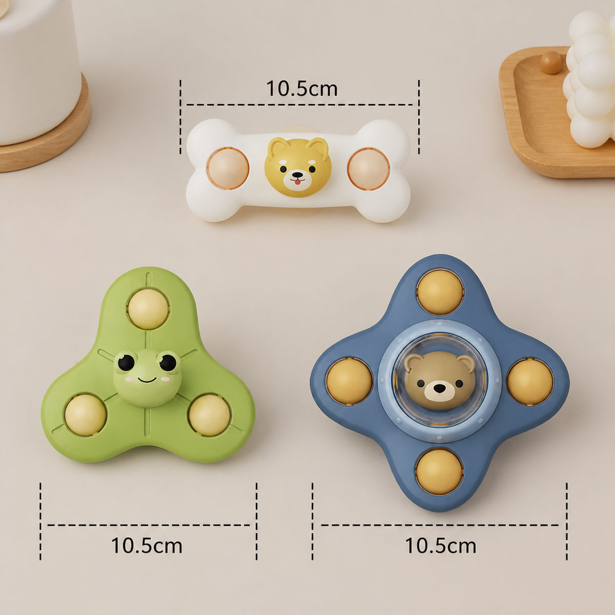 Montessori Przyssawkowy Spinner – Edukacyjna Zabawka Obrotowa