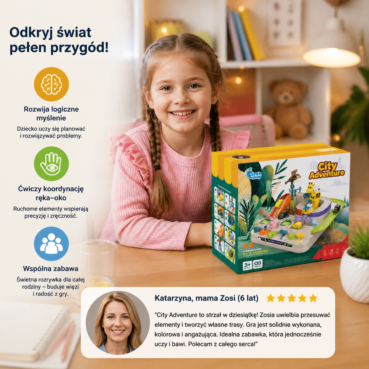 City Adventure – Interaktywna Gra Samochodowa dla Dzieci