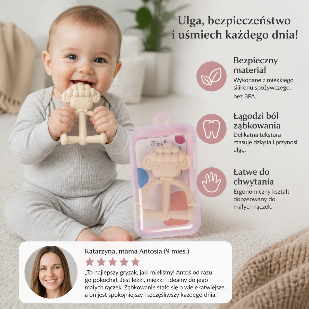 Zabawka na Ząbkowanie dla Niemowląt