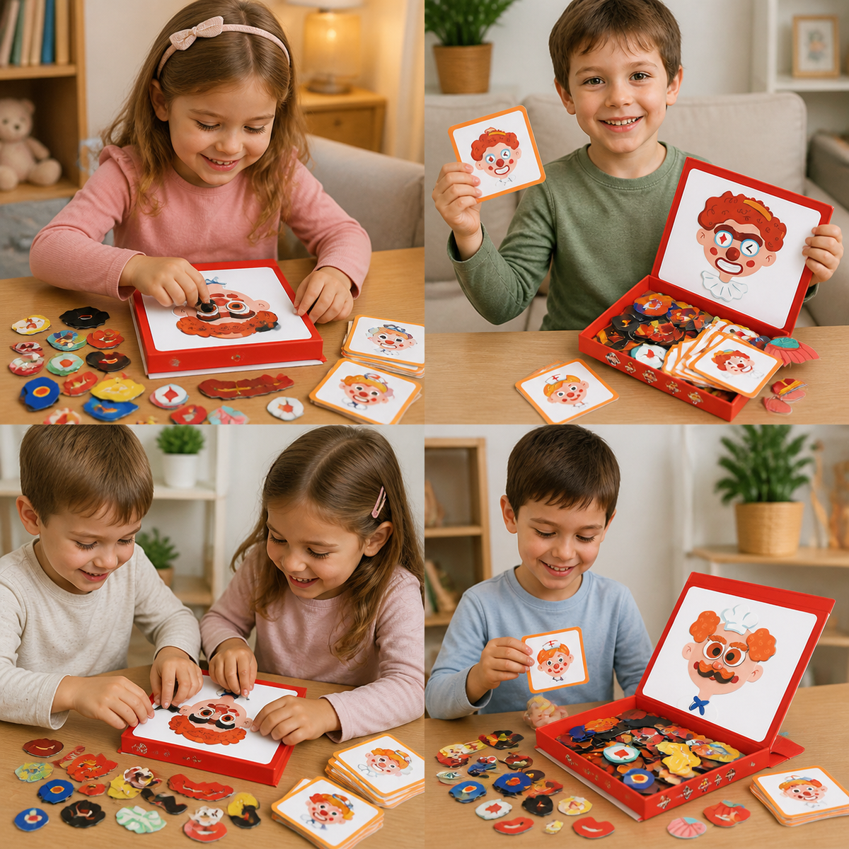 Edukacyjna Układanka Emocji i Mimiki dla Dzieci