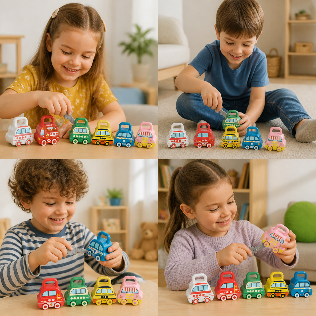 Lock & Play – Montessori Zabawka Edukacyjna dla Maluchów z Interaktywnymi Zamkami