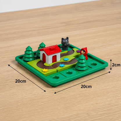 Montessori „Czerwony Kapturek” – puzzle i gra rozwijająca umiejętności