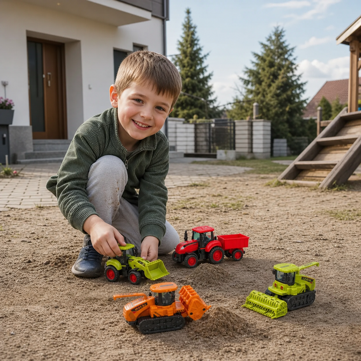 Traktor-zabawka „Farma pełna przygód”