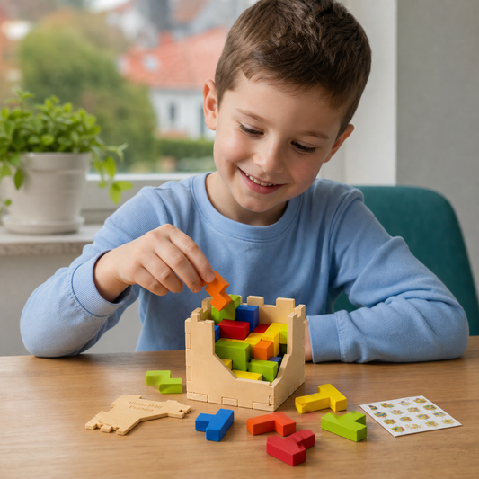 Brainy Blocks – puzzle 3D dla dzieci