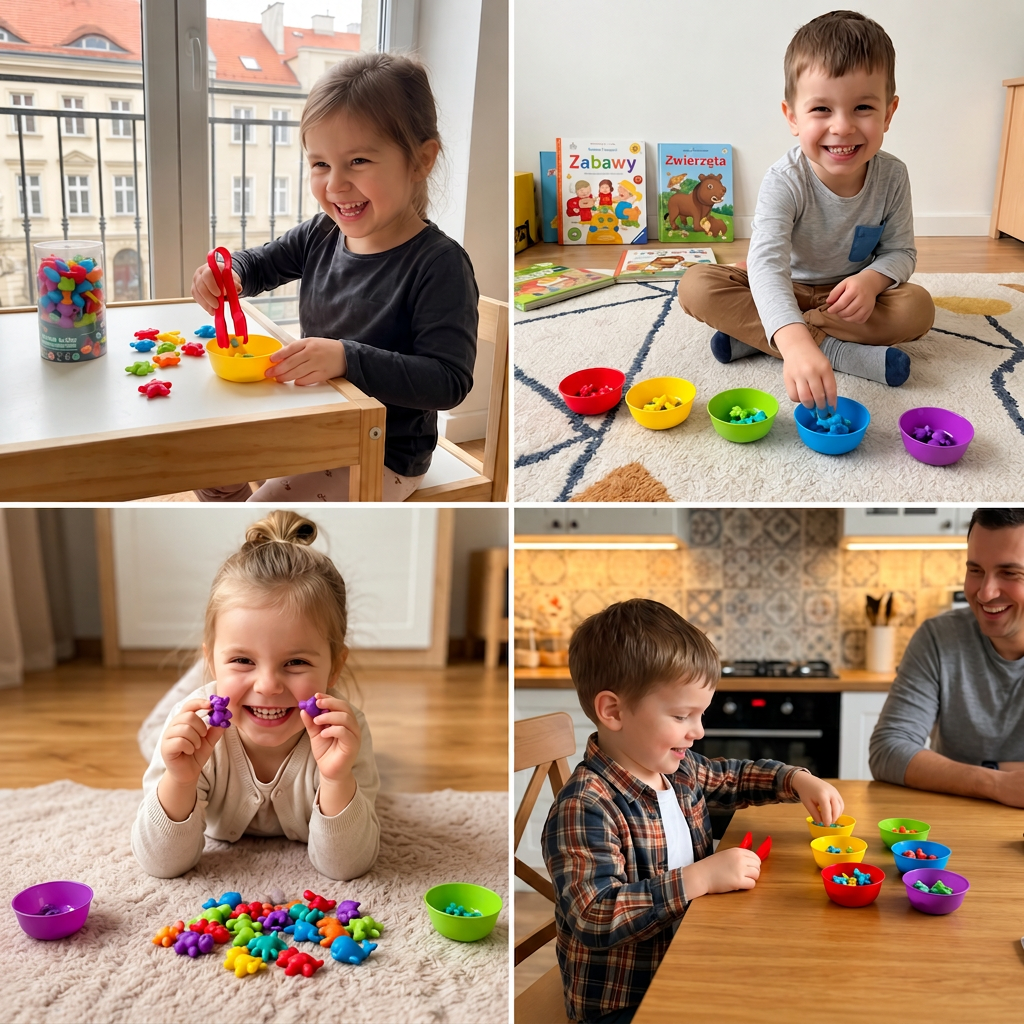 Sortowanie zwierząt – zestaw gry Montessori