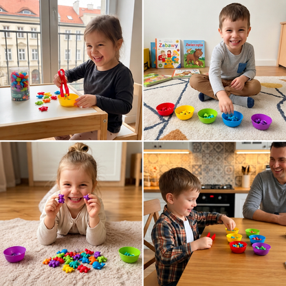 Sortowanie zwierząt – zestaw gry Montessori