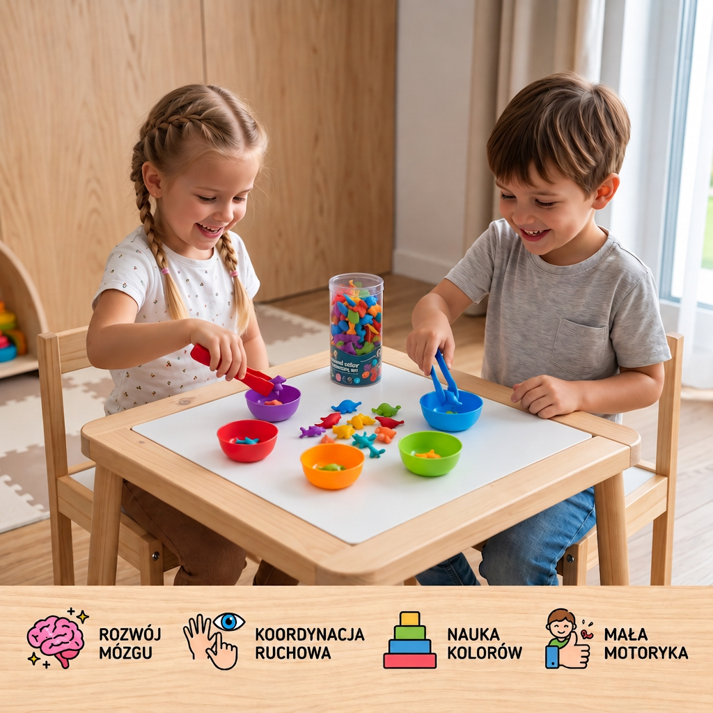 Sortowanie zwierząt – zestaw gry Montessori