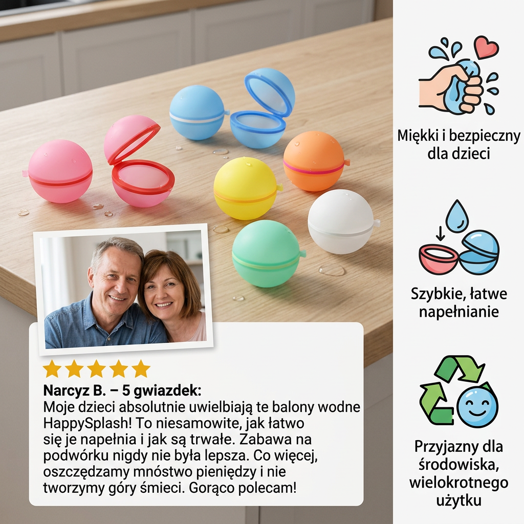 HappySplash – wielorazowe balony wodne