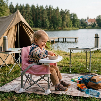 KiddyThrone – przenośne krzesełko turystyczne dla małych dzieci