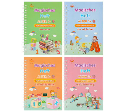 Magiczne zeszyty do ćwiczeń – zestaw 4 zeszytów