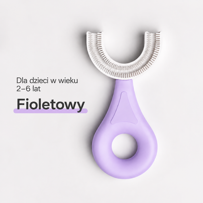 Szczoteczka do zębów w kształcie litery U dla dzieci