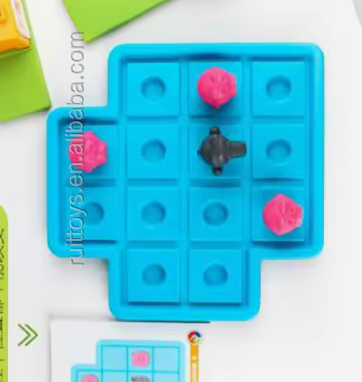 Montessori „Trzy małe świnki i wilk” – puzzle i gra rozwijająca umiejętności