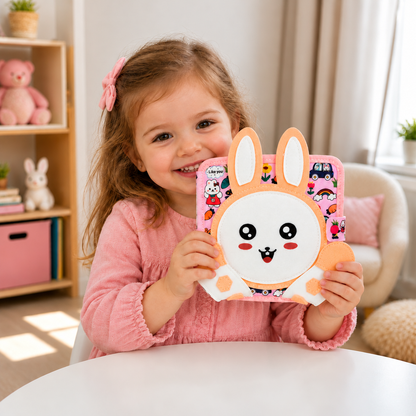 Sensoryczna książeczka aktywności Montessori „Dotknij i poczuj” dla małych dzieci