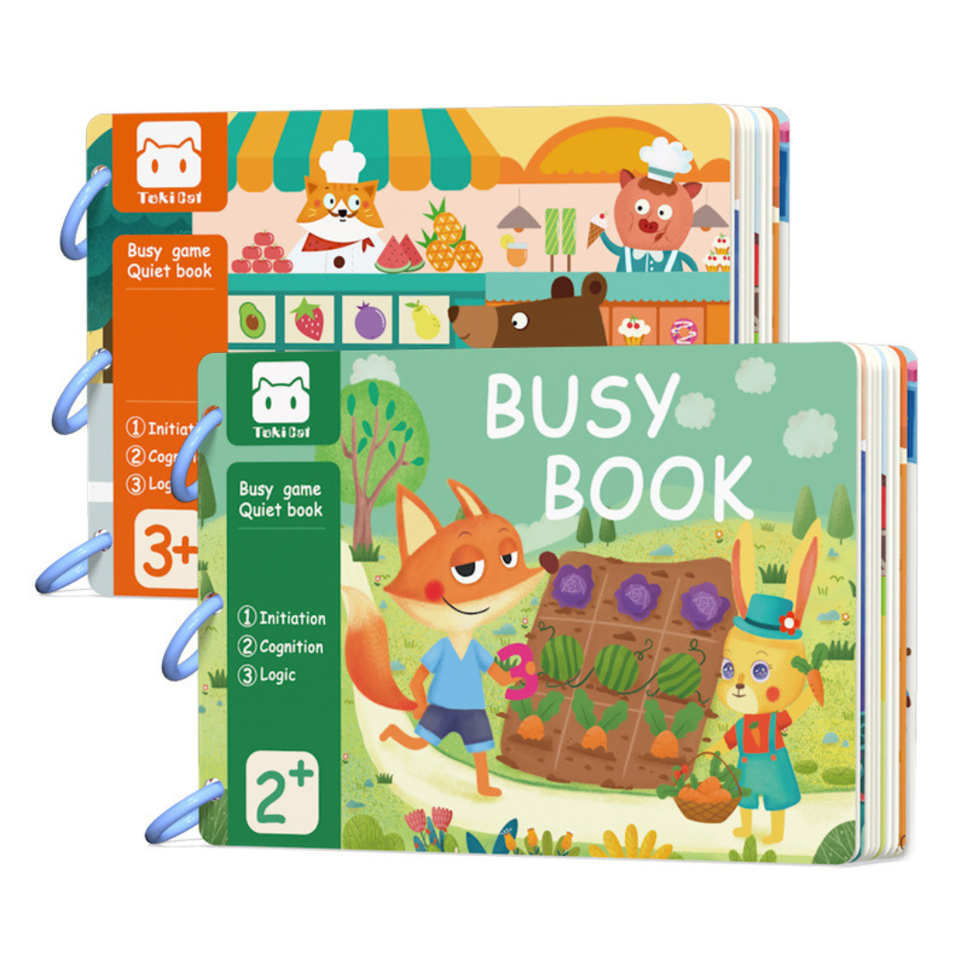 Sensoryczna książeczka aktywności Montessori
