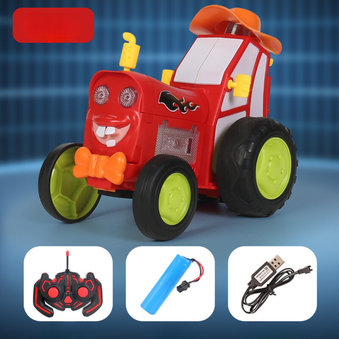 Chwiejący się traktor – zabawka dla dzieci
