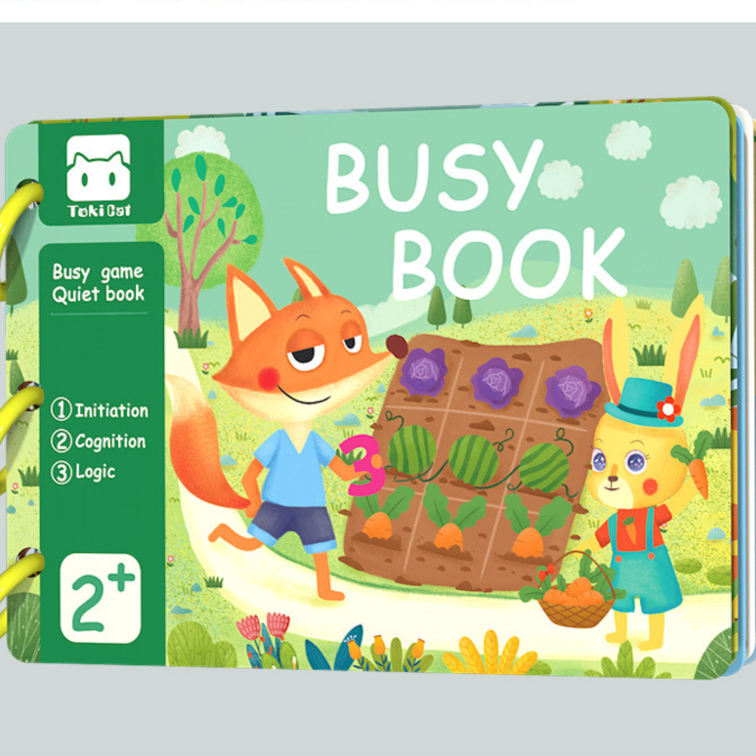 Sensoryczna książeczka aktywności Montessori