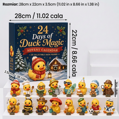 24-dniowy kalendarz adwentowy z magicznymi kaczuszkami i kolekcjonerskimi minifigurkami