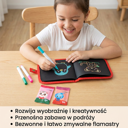 Przenośna Wielorazowa Książeczka do Rysowania dla Dzieci