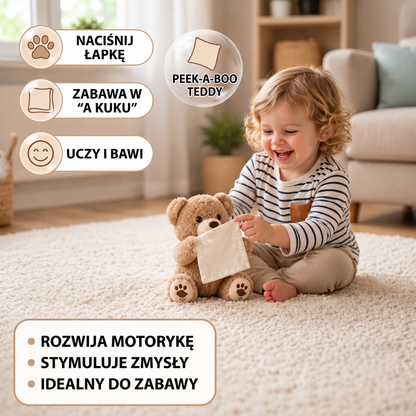 Peek-A-Boo-Teddy – Interaktywny Pluszowy Miś