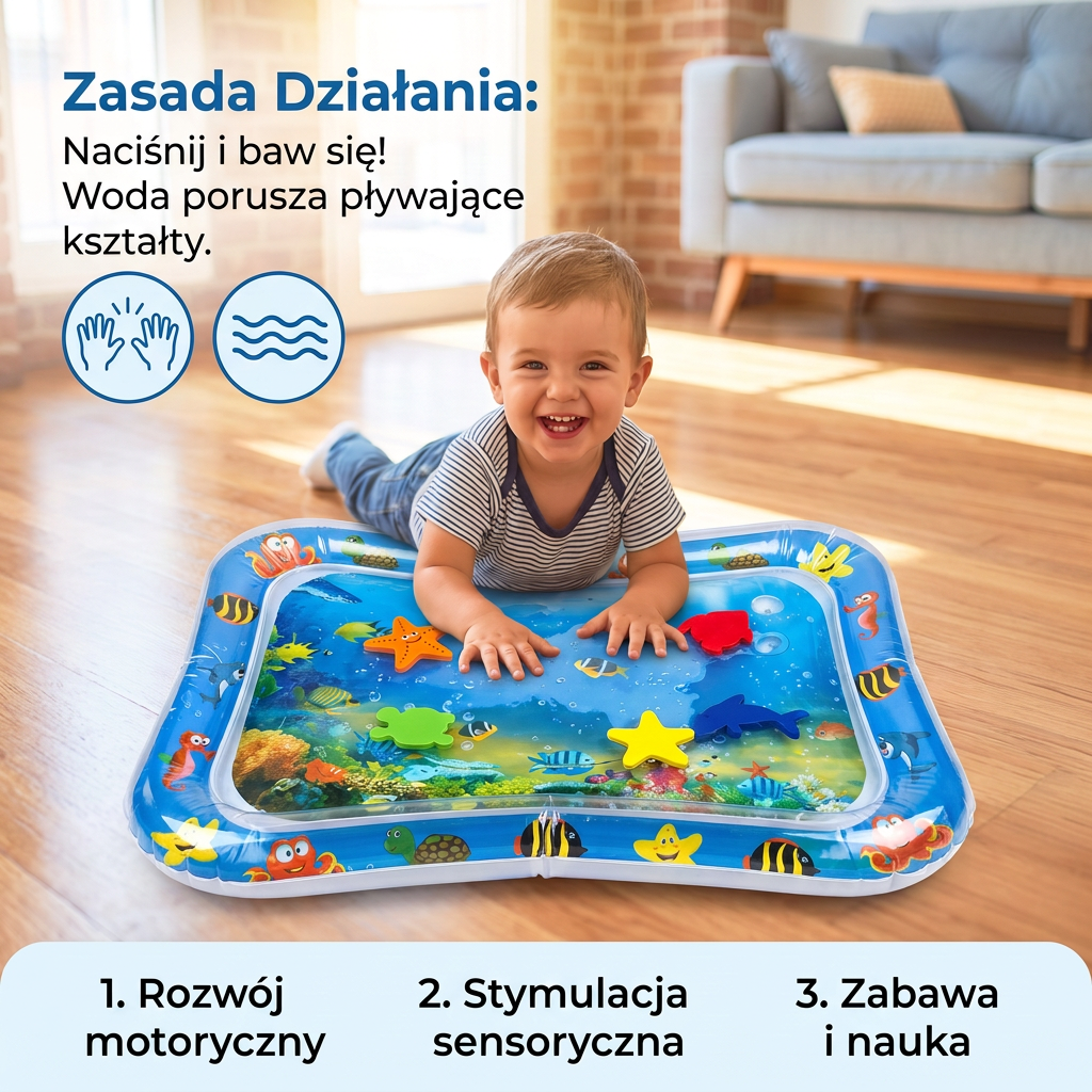 AquaMat – Mata Wodna do Ćwiczeń na Brzuszku