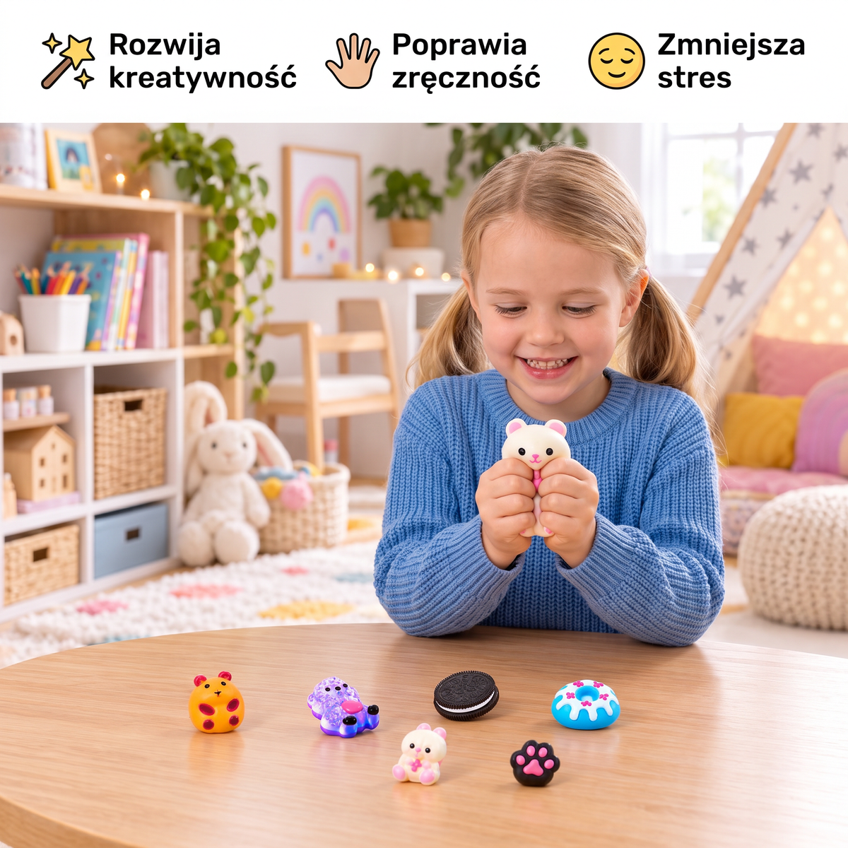 Zestaw do samodzielnego tworzenia zabawek Squishy dla dzieci