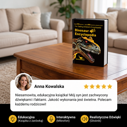 Interaktywna mówiąca encyklopedia dinozaurów