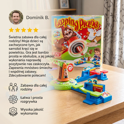 Interaktywna rodzinna gra planszowa Latające Samoloty – Zabawa wieloosobowa