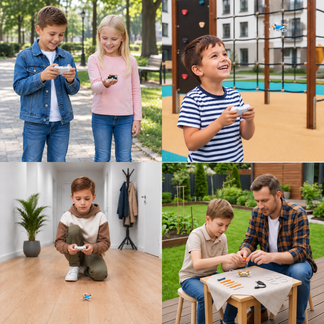 Mini dron – zdalnie sterowana zabawka akrobatyczna dla dzieci