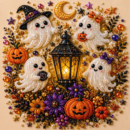 Halloweenowy zestaw DIY do diamentowego malowania