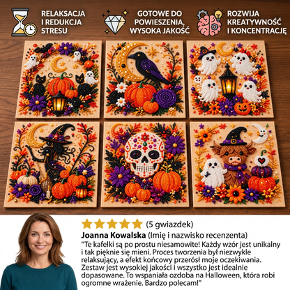 Halloweenowy zestaw DIY do diamentowego malowania