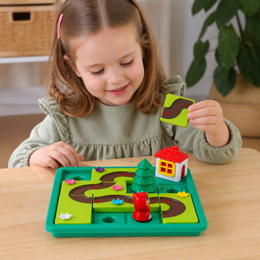Montessori „Czerwony Kapturek” – puzzle i gra rozwijająca umiejętności