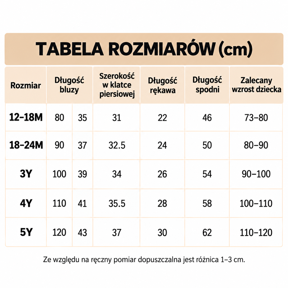 Komplet dla niemowląt z bluzą z haftowanym misiem i dopasowanymi spodniami dresowymi
