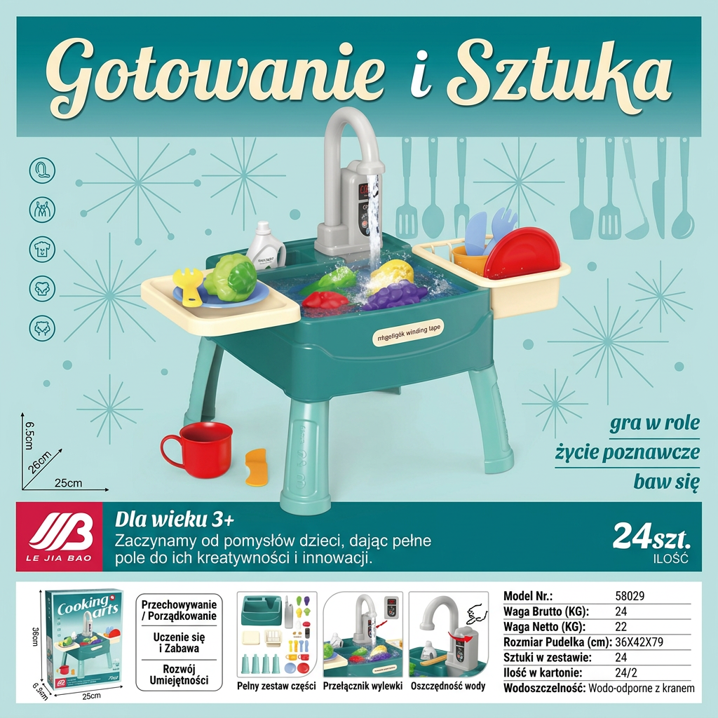 WaterWonder – Kuchnia do Zabawy z Magicznym Kranikiem