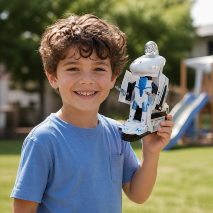 Transformujący pociąg robot zabawka dla dzieci