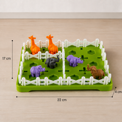 Montessori – puzzle ze zwierzętami gospodarskimi i gra edukacyjna