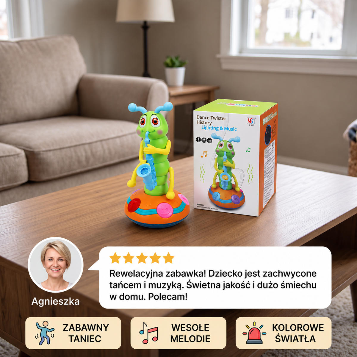 Roztańczona gąsienica – muzyczna zabawa pełna ruchu