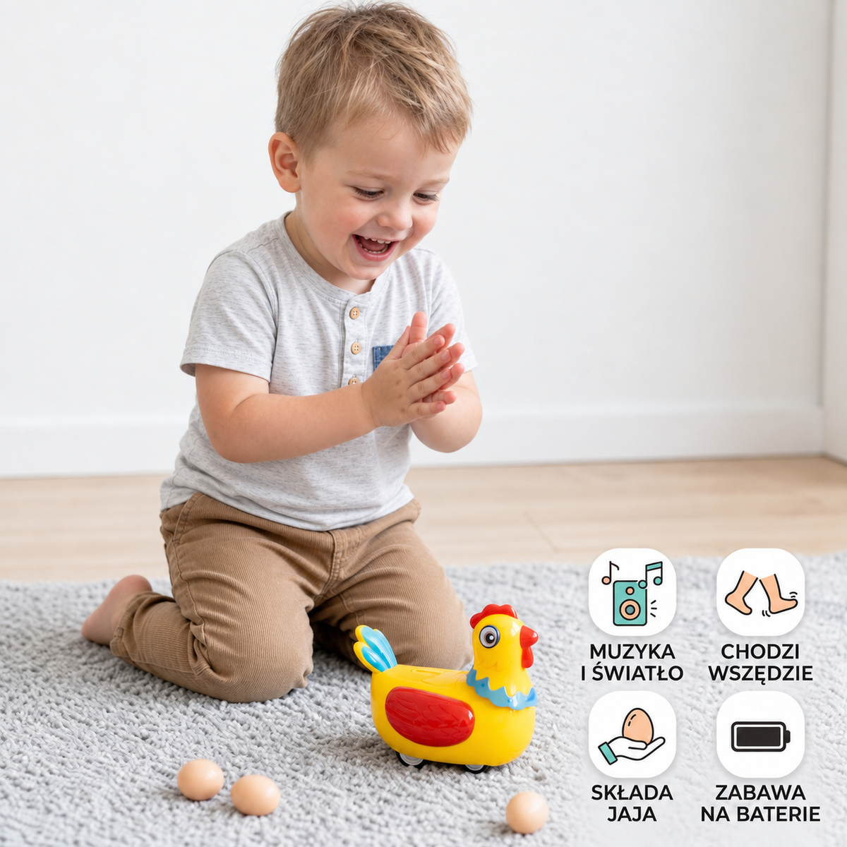 Muzyczna kurka znosząca jajka